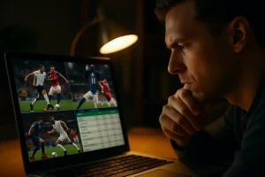 Sportsbook AI Marketing review shown through a regulator examining betting data dashboards
